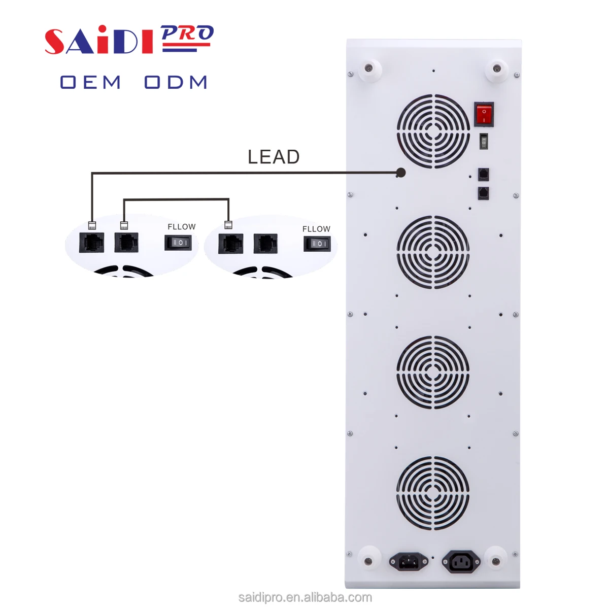 Saidi brand New body pain relief 660nm 850nm 1800W Red Light Therapy Panels Full Body Led Infrared Light Therapy