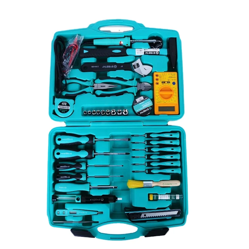 36 piece Full Function Telecommunications Tool Set - Electrical and Mechanical Repair Home Manual Set
