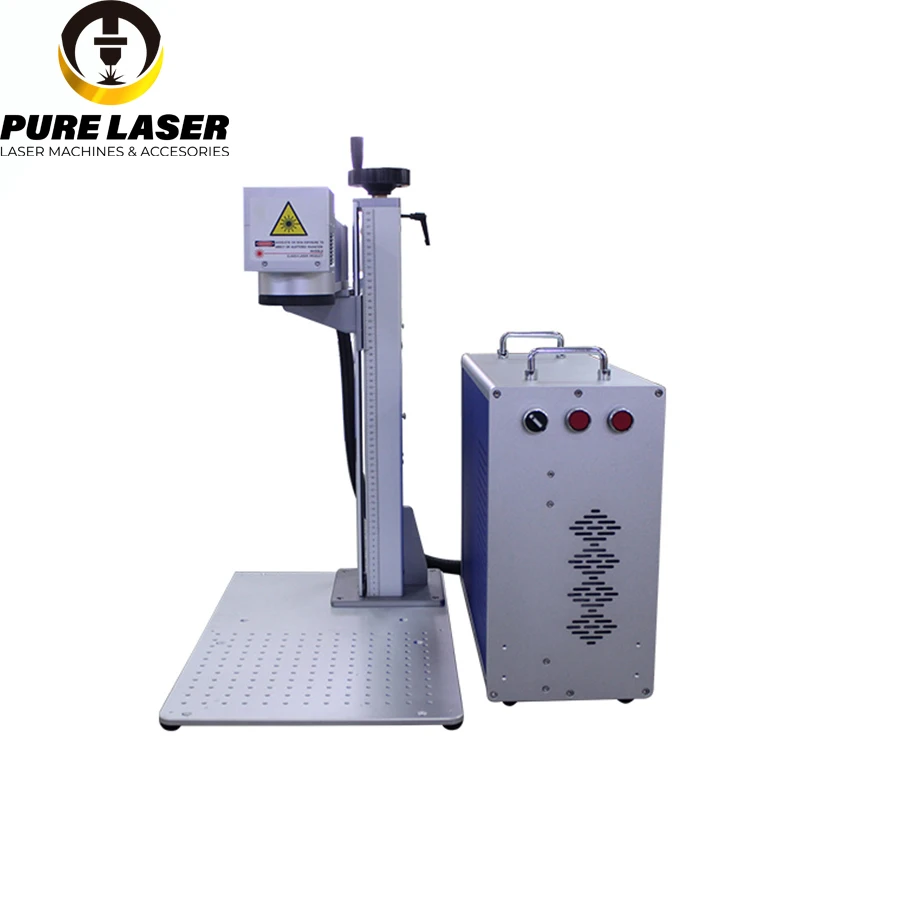 Air Cooling High precision portable Split type fiber laser machine  marking machine Raycus MAX JPT IPG