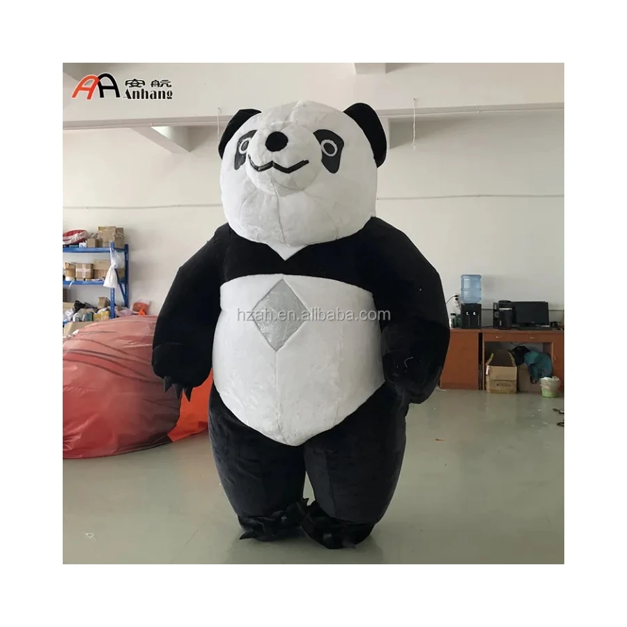 Inflatable Chinese Panda Mascot Costume for Party Dress Outfits Advertising Promotion Carnival