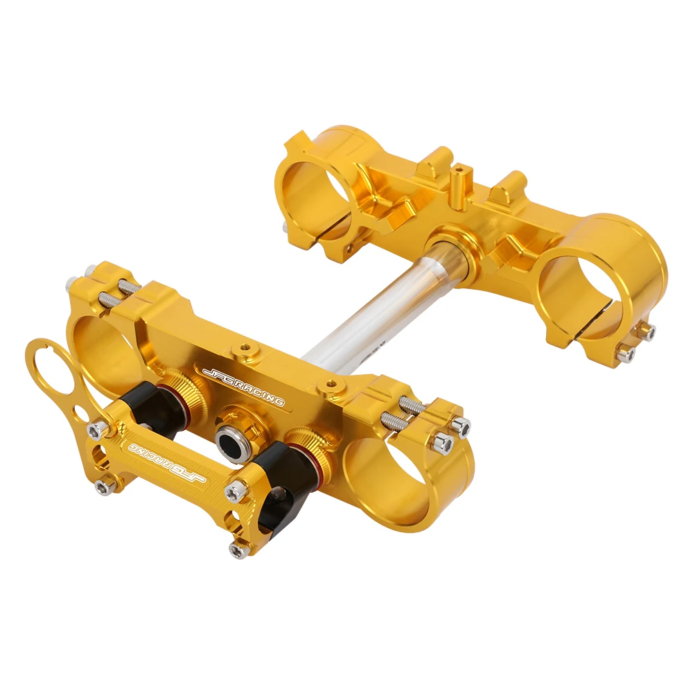 JFG DRZ400 SM 2005 до 2019 Мотокросс CNC алюминиевые тройные зажимы для деревьев стержень рулевого управления и Крепление стержня