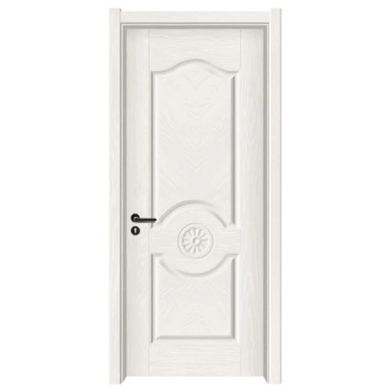 A modern Vietnamese style hotel room door with melamine