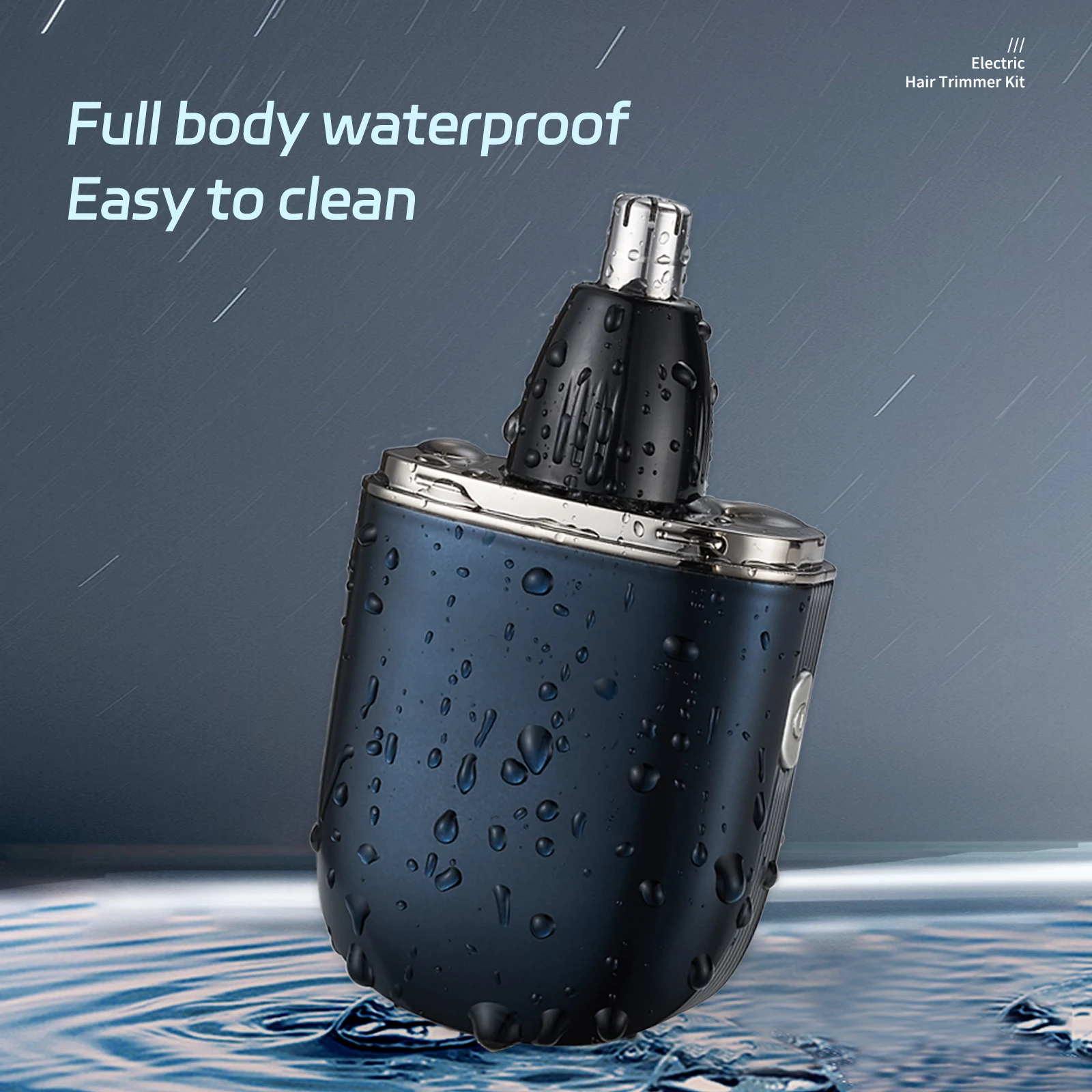 6 In 1 Rechargeable Painless Portable USB Epilator Hair Remover Nose Beard Eyebrow Trimmer Mini Nose Trimmer For Woman