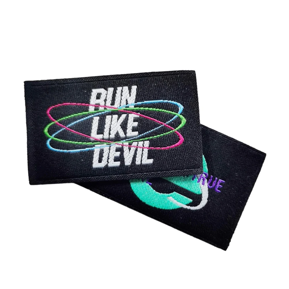 Custom Clothing Brand Name Logo Woven Garment labels Etiquettes Vetements