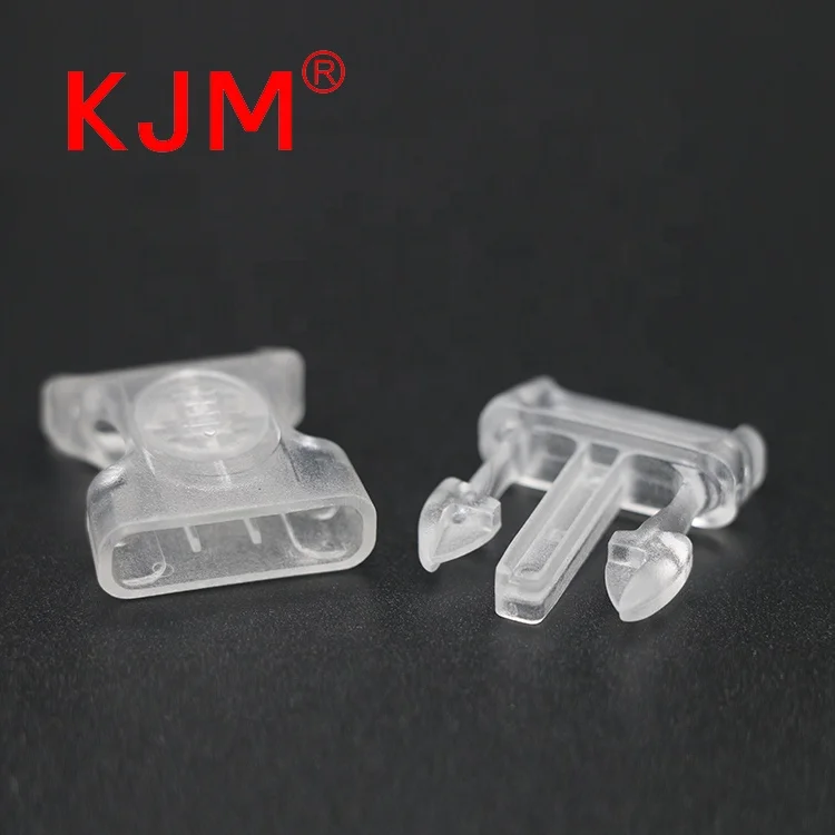 Customized Transparent Clear Side Release Buckle with Lock for Pet Collar