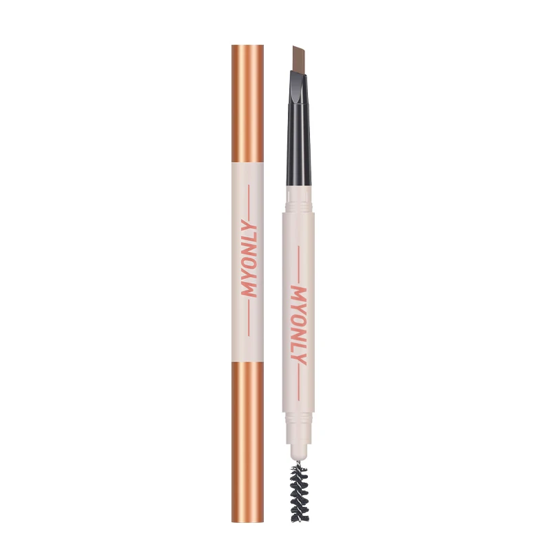 High Quality Waterproof Long- lasting Eye Brow Pencil Double- headed Natural Color Magic Eyebrow Pencil Wholesale