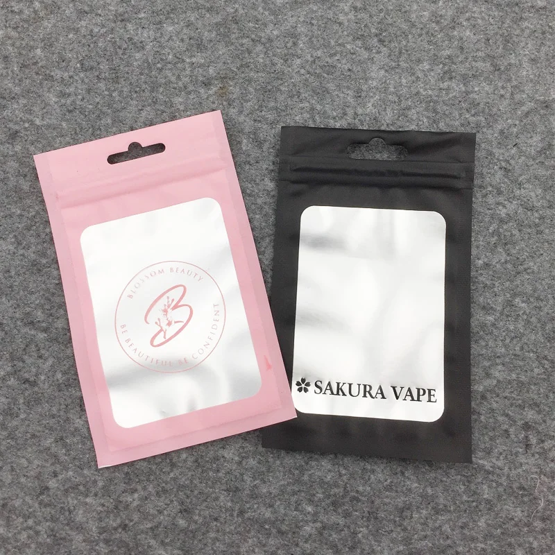 2g 6g 12g 28g Custom Matte Black Smell Proof Stand up Child Proof Mylar Bag Child Resistant Aluminum Metallic Edib Packaging Bag