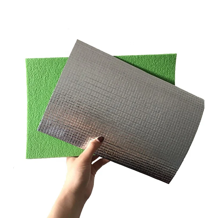 Heat shield Double Sided Aluminum Foil Foam Roofing Insulation Material