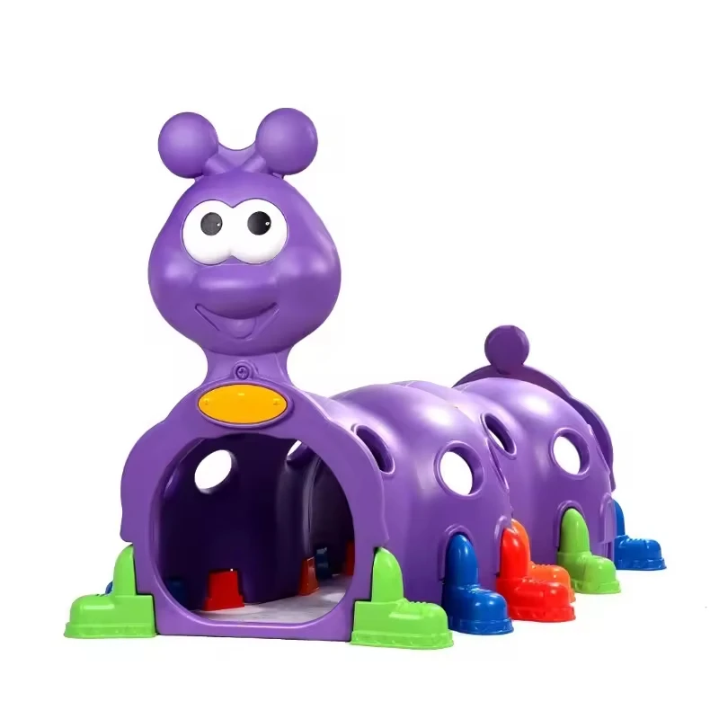 Cheap price funny game plastic Indoor toy plastic playground tunnel set preschool children play game for kids and toddlers