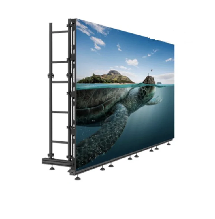 Полноцветный видеоэкран аренда литье под давлением шкаф pantalla led p3.91 внешний наружный светодиодный экран дисплей для шоу