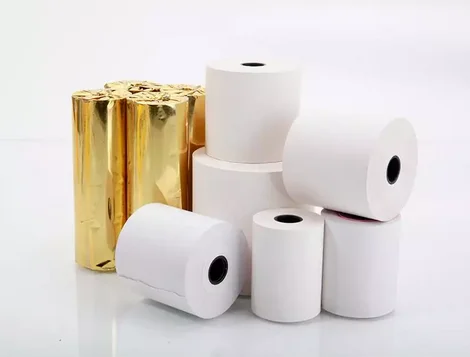 Customized Size Thermal Paper Rolls White 80x80 heat transfer Cash Register thermal paper for epos pos terminal