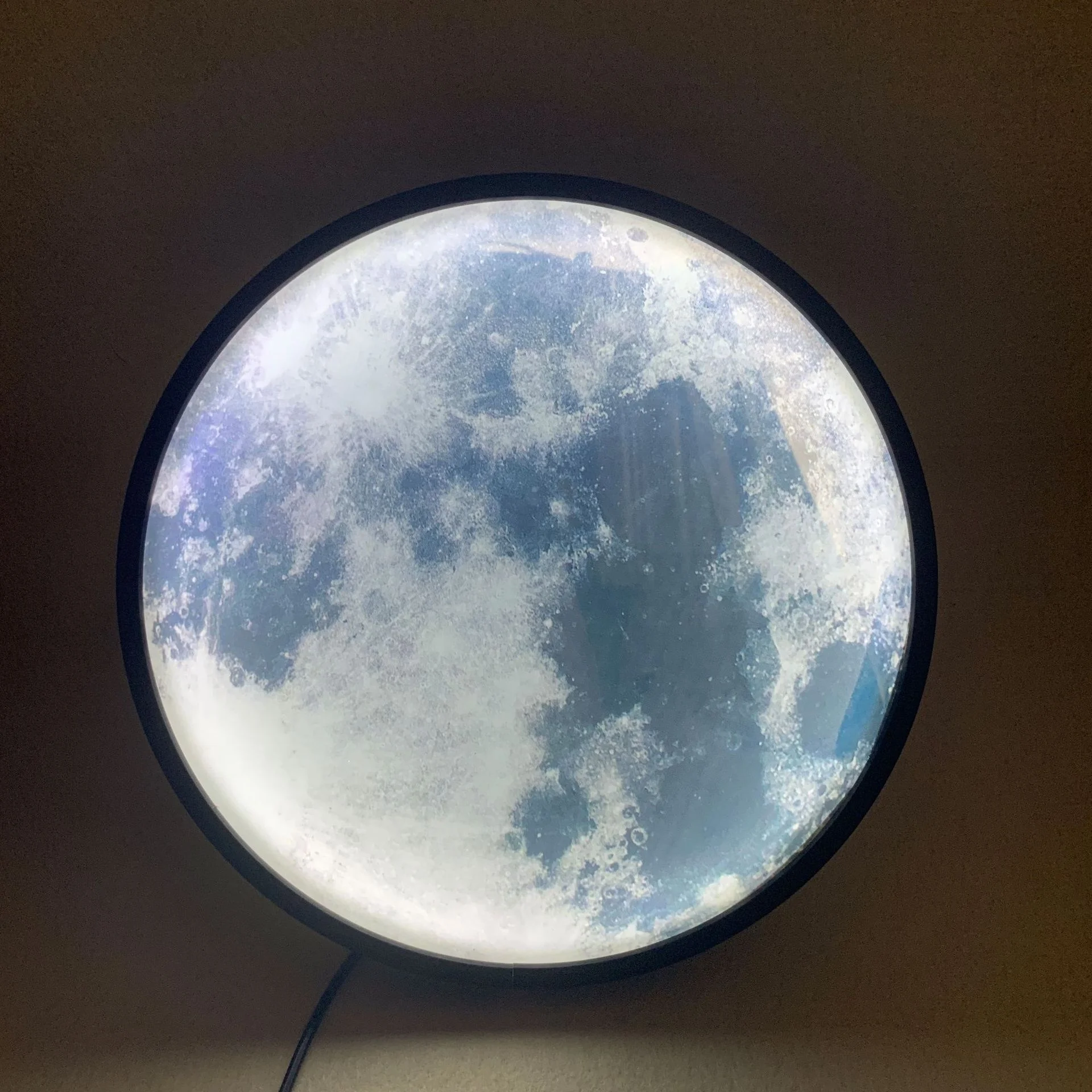 Ins pop moon зеркальный светильник атмосферный декоративный настенный лунный светодиодный креативный ночник лунное