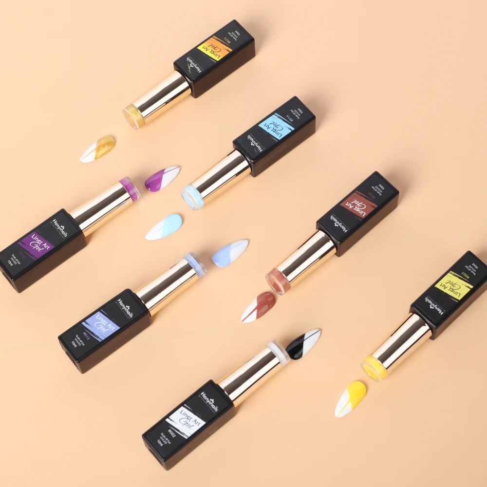 Nail Products Suppliers Private Label 24 Colors Custom Gel Liner Kits Nail Art Platinum Painting UV Gel Polish Set