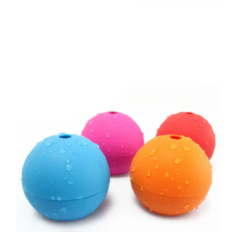 Custom Ball Shaped Silicone Ice Pop Maker Spherical Ice Mold