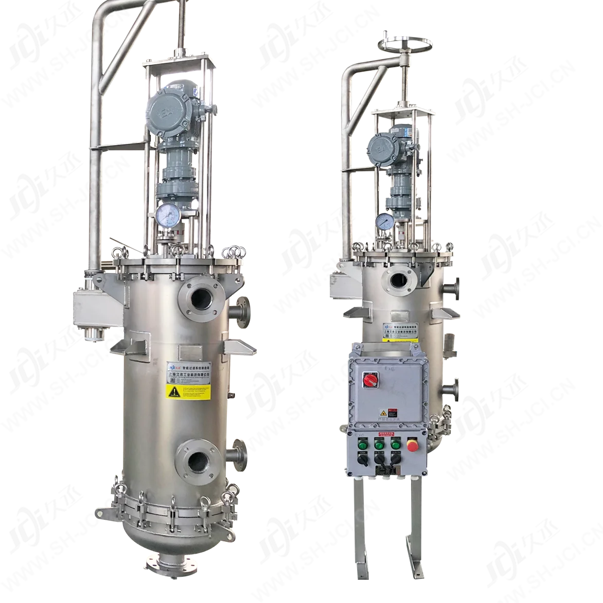 High viscosity viscous medium filtration AFB42 SS304 self cleaning filter for oil well water injection