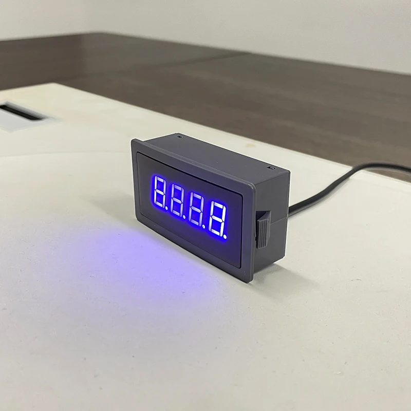 Professional LED Digital Tube Display with RS485/RS232/TTL Interface, Modbus RTU/ACSII Communication 3-Digit Red/Blue Display