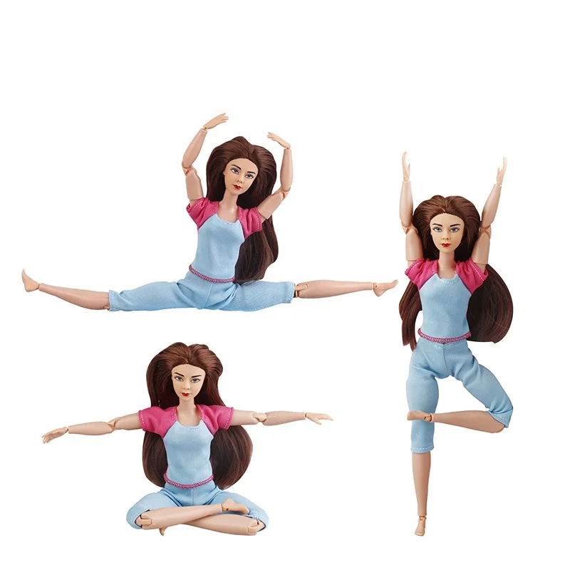 11,5 дюймовая кукла, 21 шарнир для йоги, кукла, жилет для смены одежды