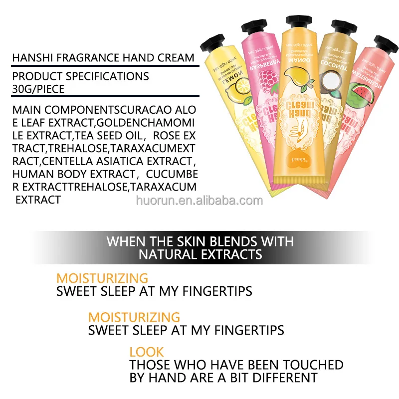 Translucent hand cream in stock 24 hours delivery winter moisturizing hand cream