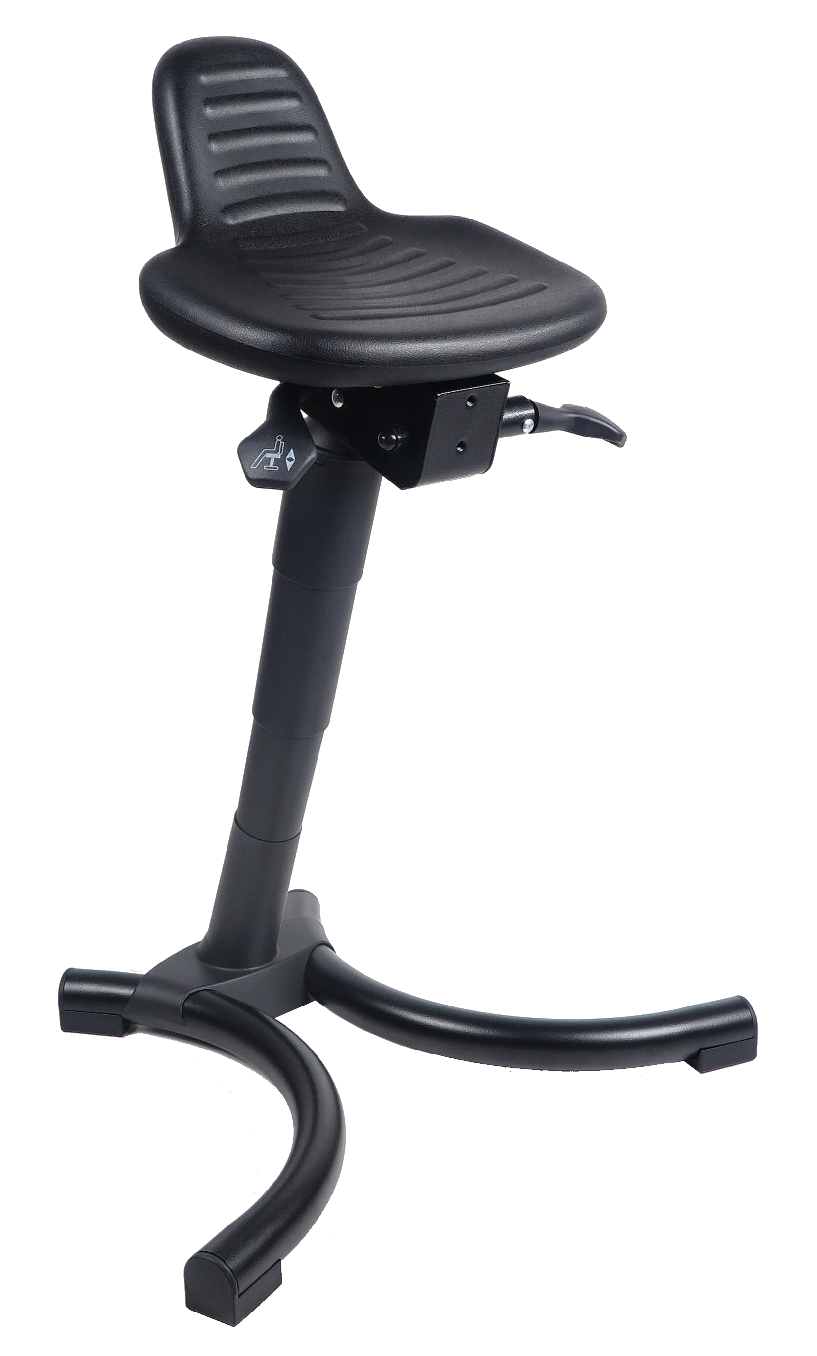 TWINCO Adjustable Leather Bar Stool  Hot Sale Short Back  Metal Modern Style Bar Stool Chair Anti-fatigue Stool