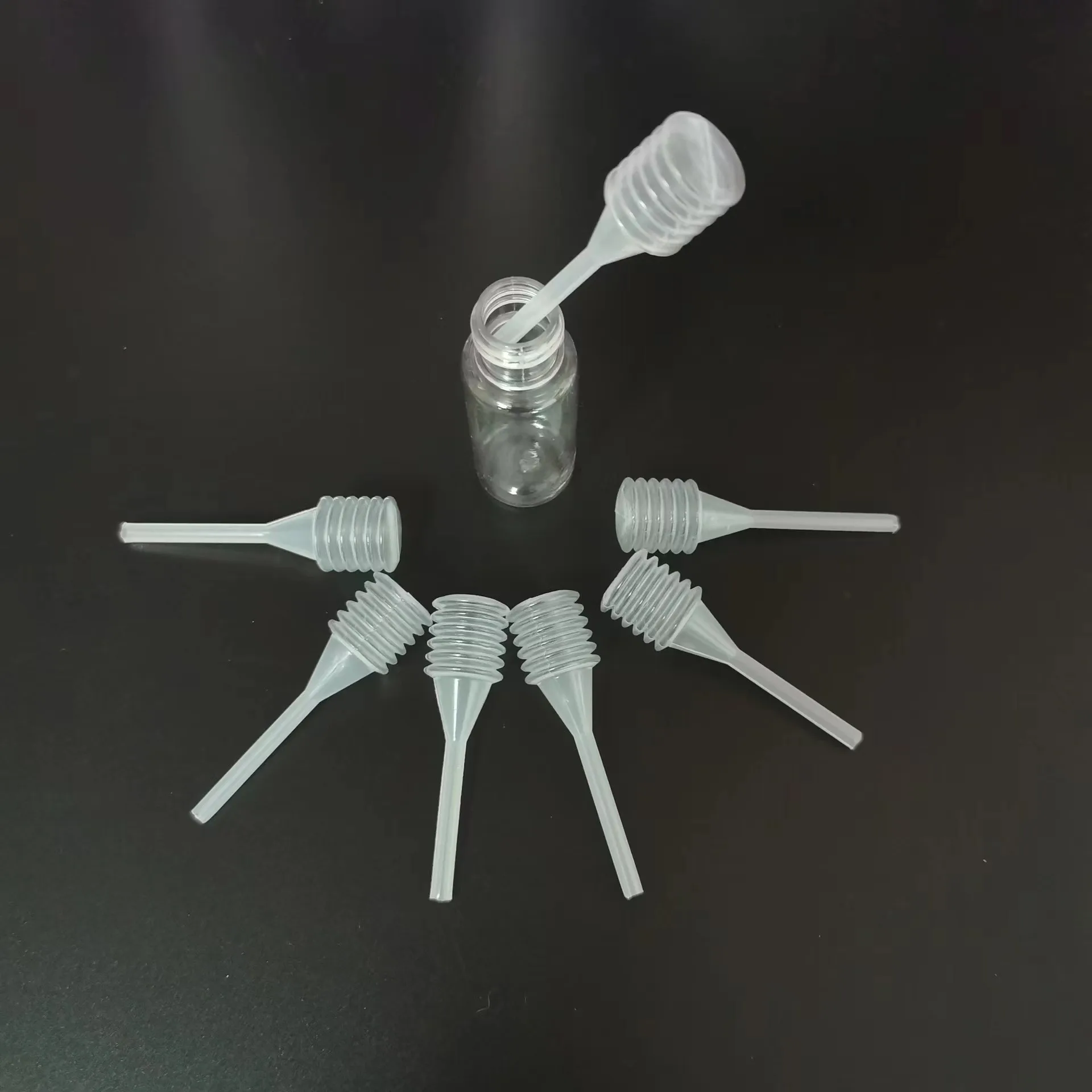 wholesale plastic mini disposable spring dropper for Refillable Perfume Spray Bottles