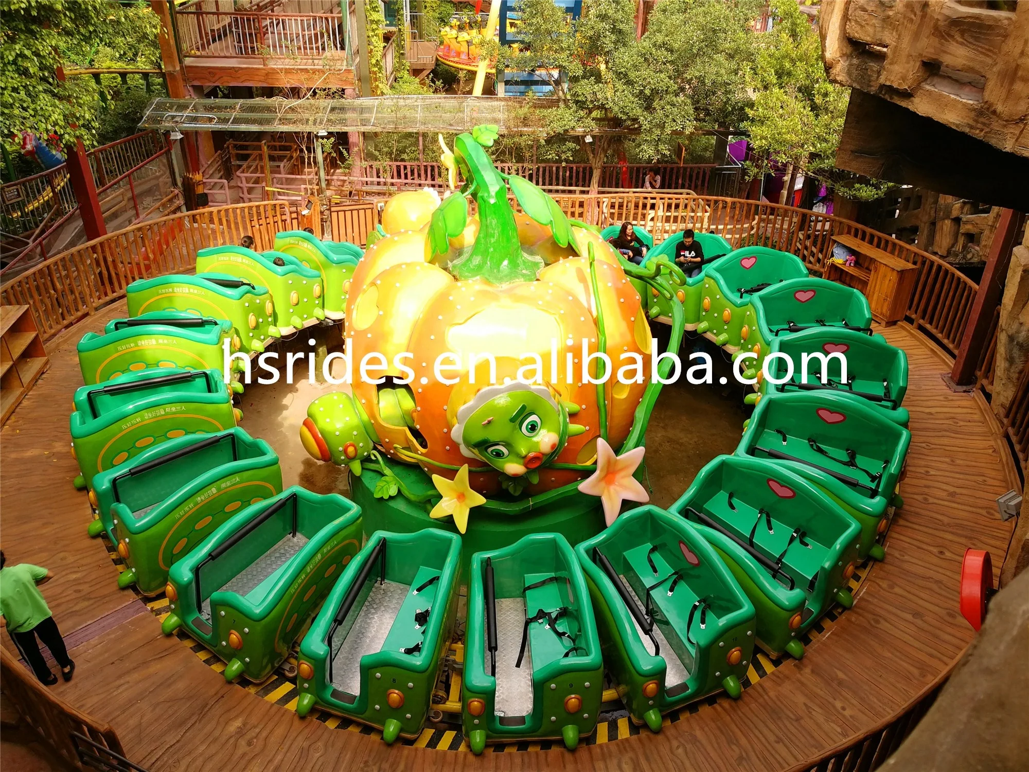 Crazy Worm Roller Coaster Amusement Park Rides for Sale