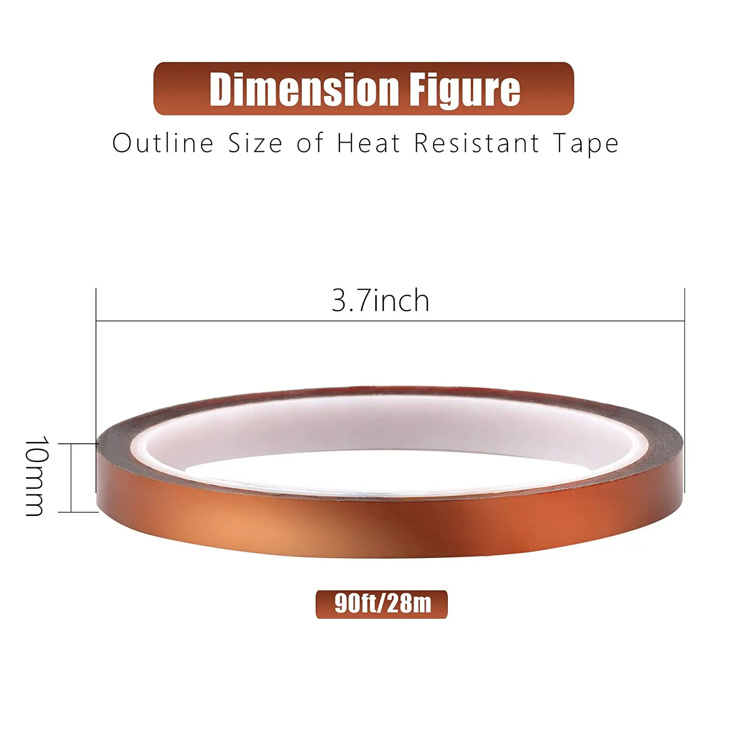 Heat Resistant High Temperature Electrical Industry Masking gold finger PI Polyimide Film Sublimation Heat Tape For PCB H-class