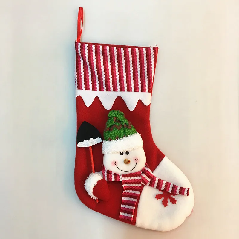 
Short Gift Christmas Snowflake Socks, Kids Christmas Eve Santa Claus Socks 