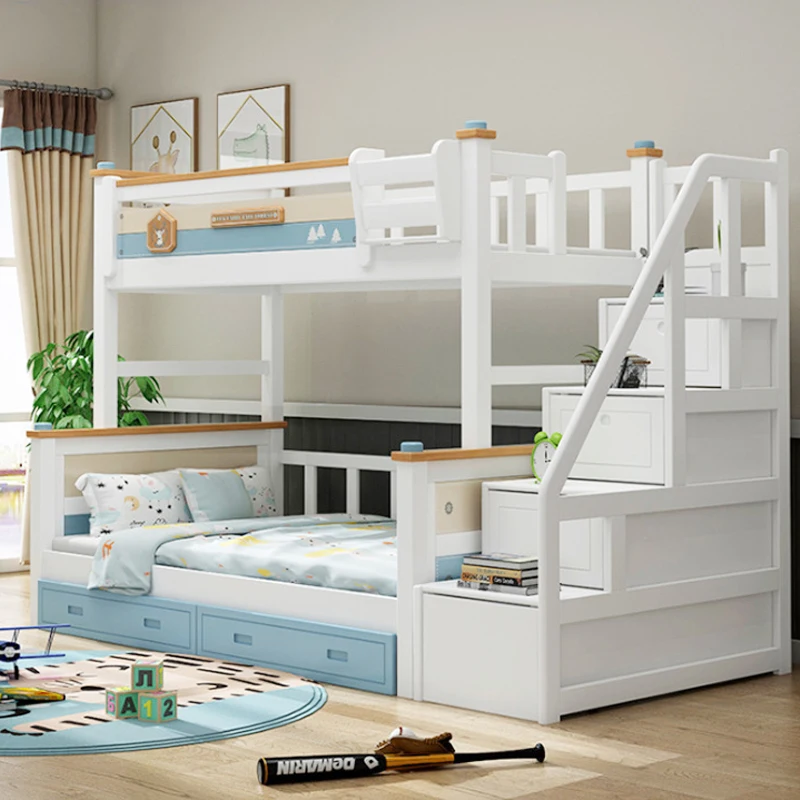 factory prices cheap children bunk bed with ladders for home furniture bedroom furniture CEKB004
