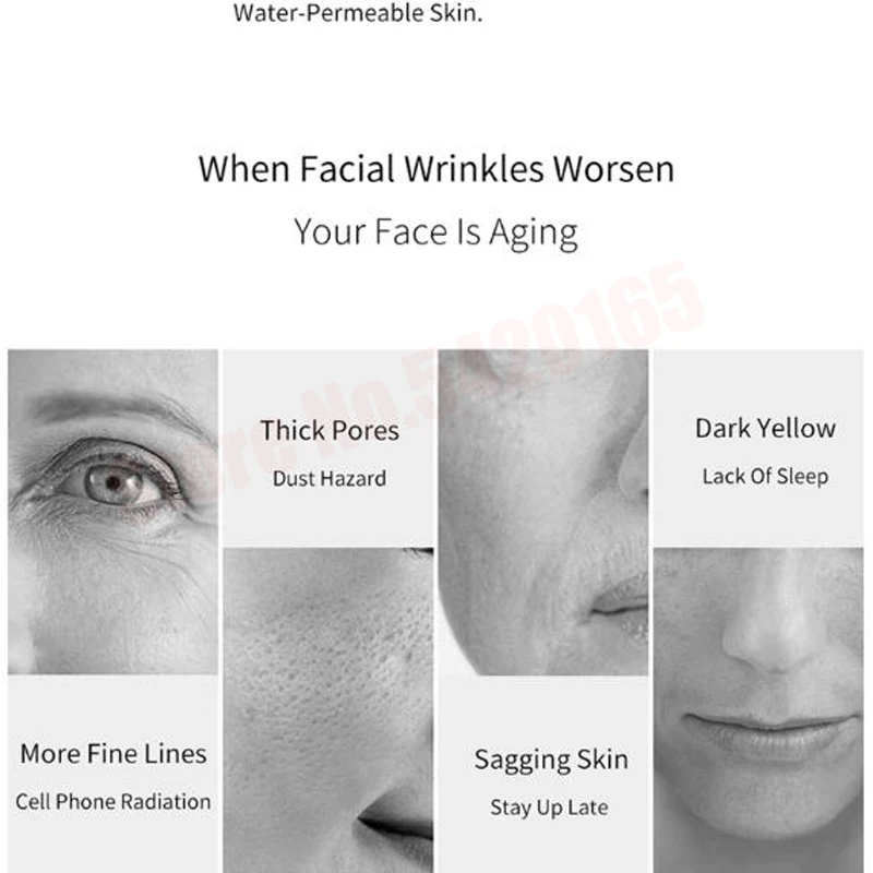 24K Gold Face Serum Active Collagen Silk Thread Facial Essence Anti-Aging Smoothing Firming Moisturizing Hyaluronic Skin Care