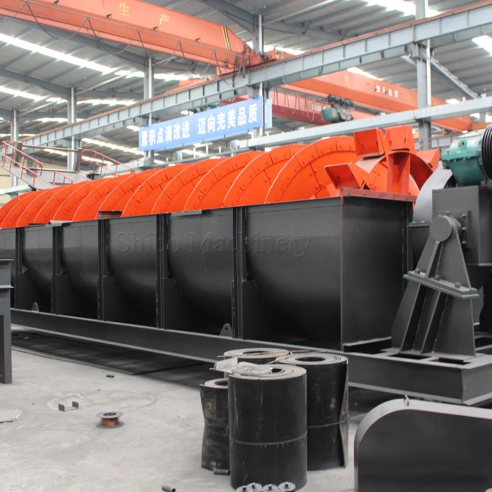 Fine Sand Screw Sand Washer Sprial Silica Sand Washing Machine Equipment for Sale