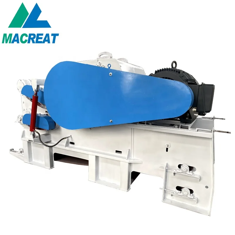 professional wood crushing machine wood chips making machine drum wood chipper for biomass pellet