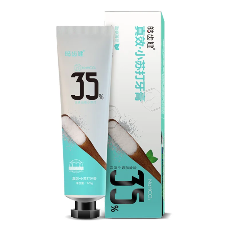 120g 35% Baking Soda Whitening Daily Use day and night toothpaste for Hosjam