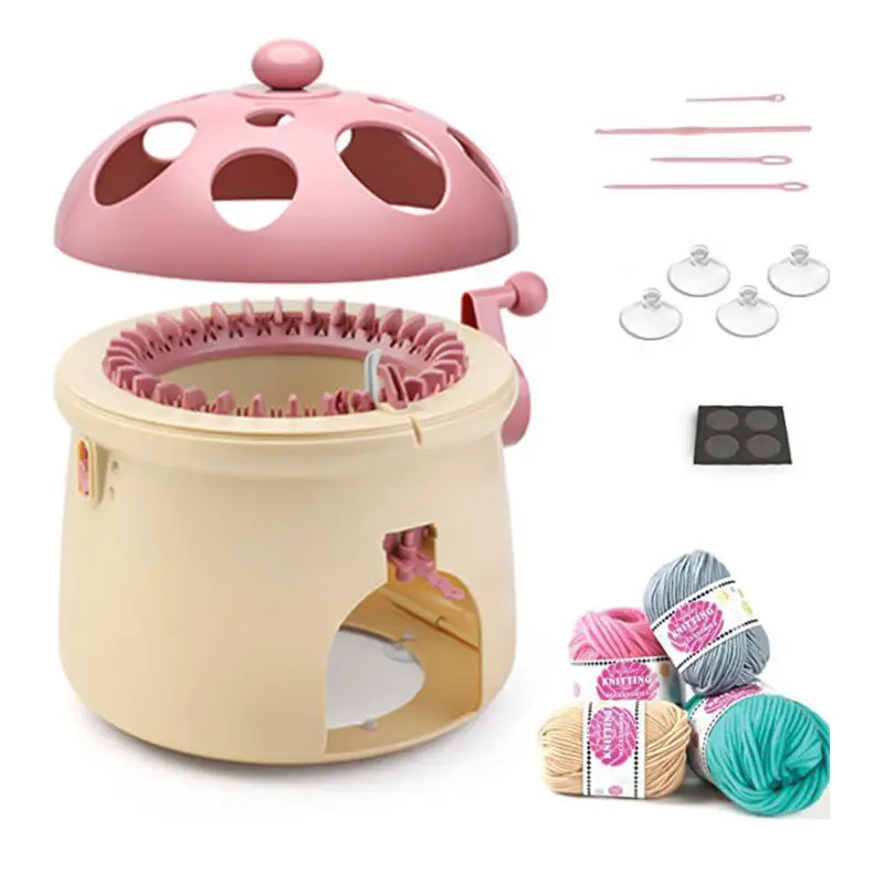 2024 New Sentro Diy Hat Knitting Machine Double Weaving Magic Loop Looms Cylinder Wool Circular Knitting Machine With 32 Needles