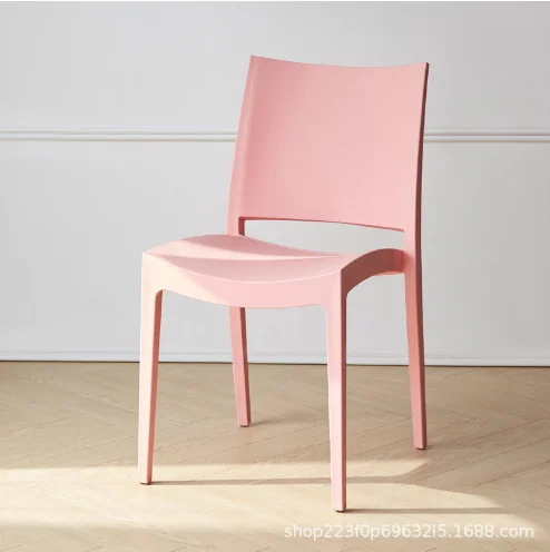 Minghao Brand  China Manufacture Contemporary scandinavian style white stacking bistro plastic restaurant chairs for sale