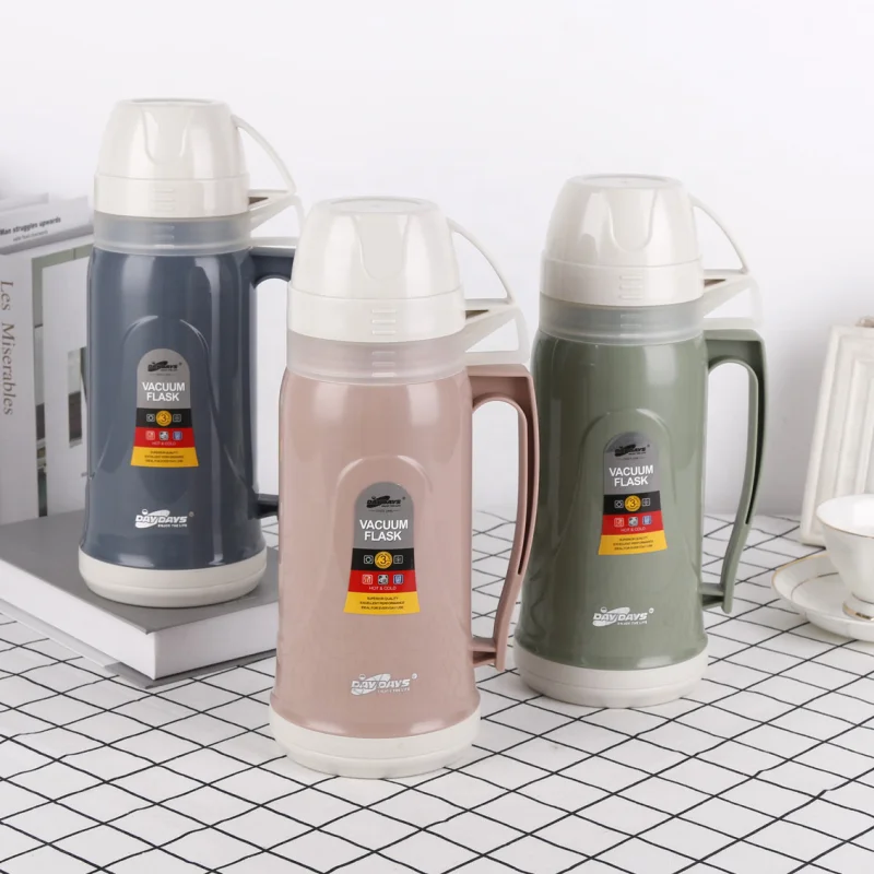 SUNLIFE Manufacture 1.8L Vacuum Flask Ready To Ship Food Grade Glass Liner Water Bottle