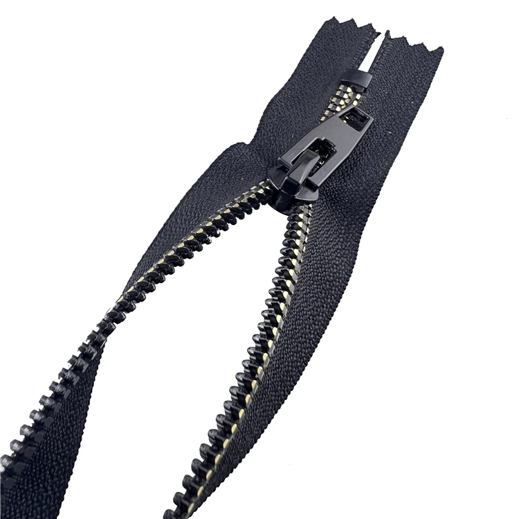 Good Price New Product Baby Zipper Jumpsuit Sewing Zipper Accessory No. 5 Resin Imitation Metal Teeth Closed Tail Resin Zipper