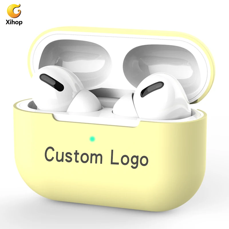 Xihop 1 1 Original Headset Shell Silicone Headphone Cover Earphones Case for Apple Airpods Pro 4