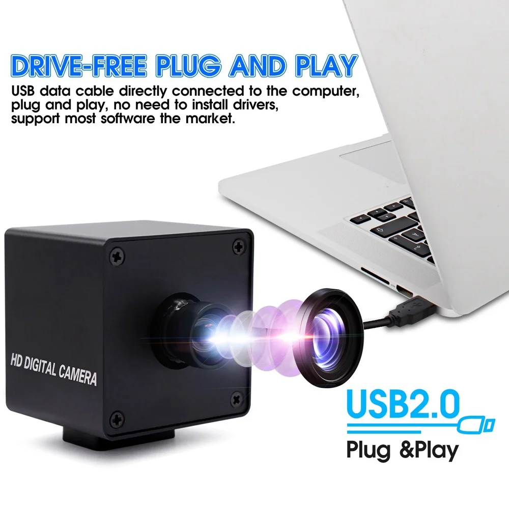 ELP Free Driver 3D Scanning Industrial Web Camera Mini Embedded 16MP Ultra HD Webcam USB With IMX298 High-Tech Sensor