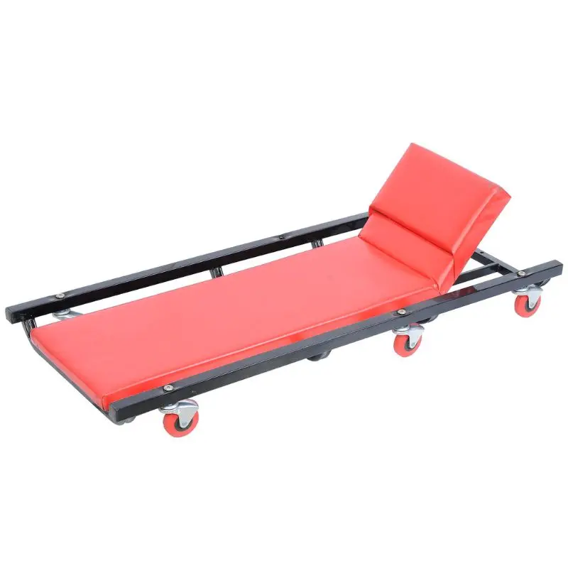 36 40 Inch  Fold Car Creeper 110 KG Heavy Duty Plastic Low Profile Automotive Car Repair Creeper Tools With Wheels