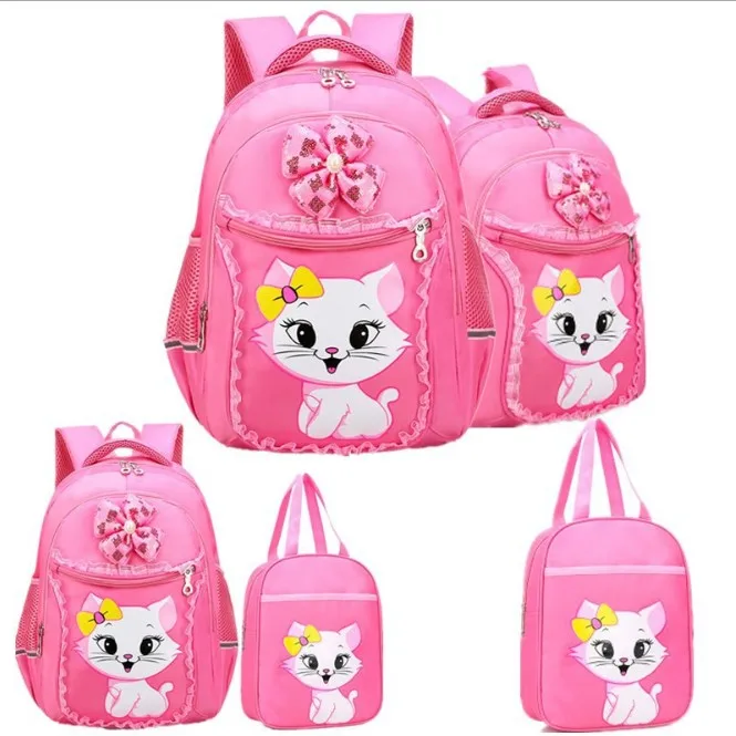 
Princess Cat Children Backpack School Bags for girls Cartoon Kid Backpack Children School Backpack mochilas escolares infanti 