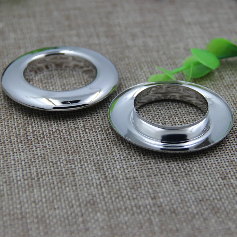 Wholesale Combined Punch Garment Round Cowboy Silver Metal Eyelet For Clothing
