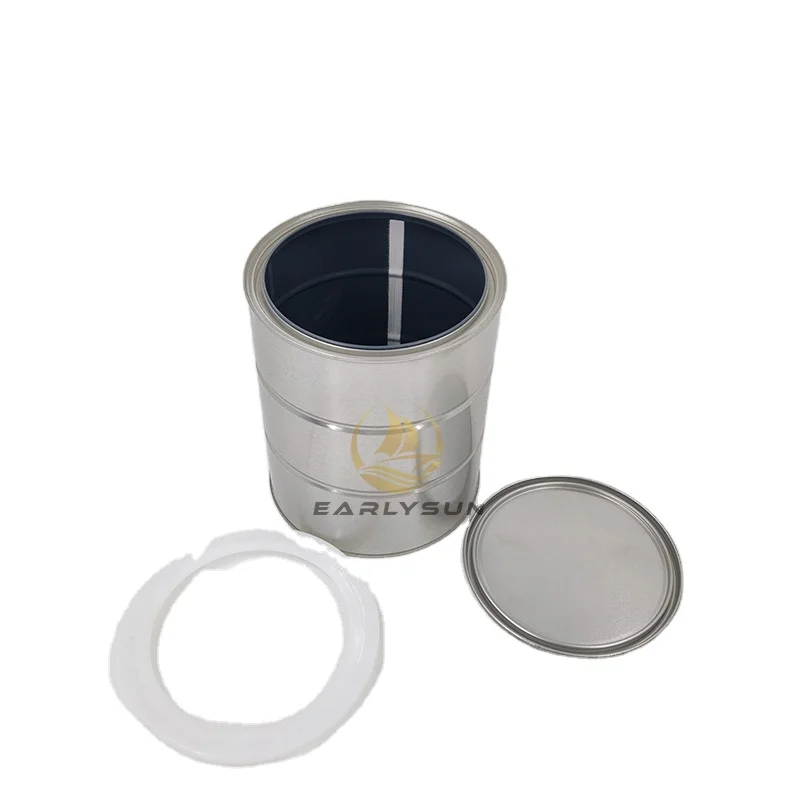 250ml Small Round Empty Candle Metal Tin Jar With Lid