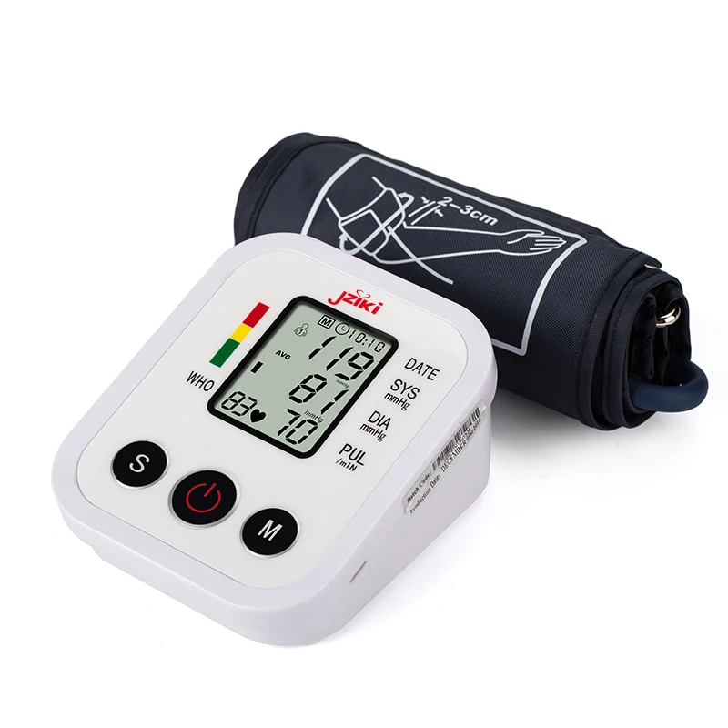 Best selling 50000pcs stock Automatic Electronic arm blood pressure monitor tensiometro