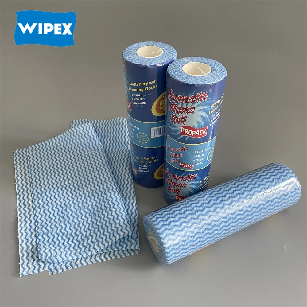 Multipurpose Wipes Professional Cleaning J Cloth Roll UAE Medium Weight 70% Rayon Clinical Towel J Cloth