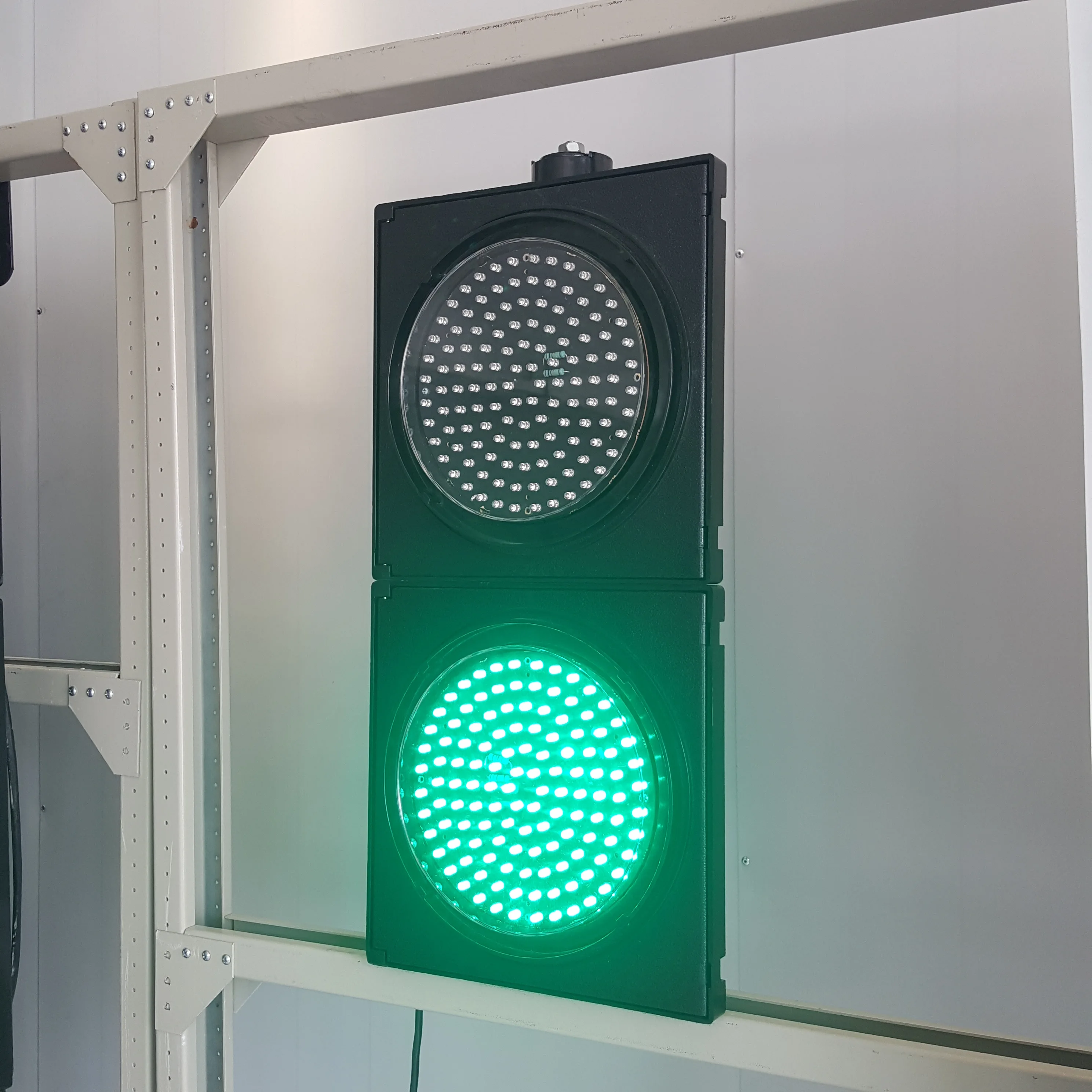 200MM 2-Aspect Clear Lenses RG Ball Road Traffic Light Manufacturer