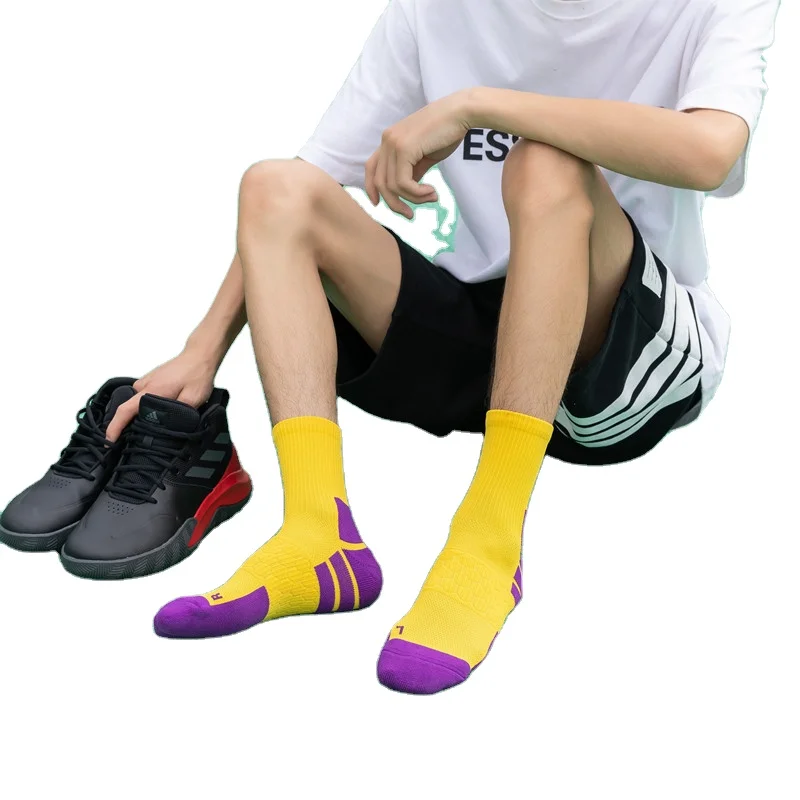 Athletic Running Socks Anti Blister, Cushion Breathable Moisture Wicking Socks for Cycling Sport