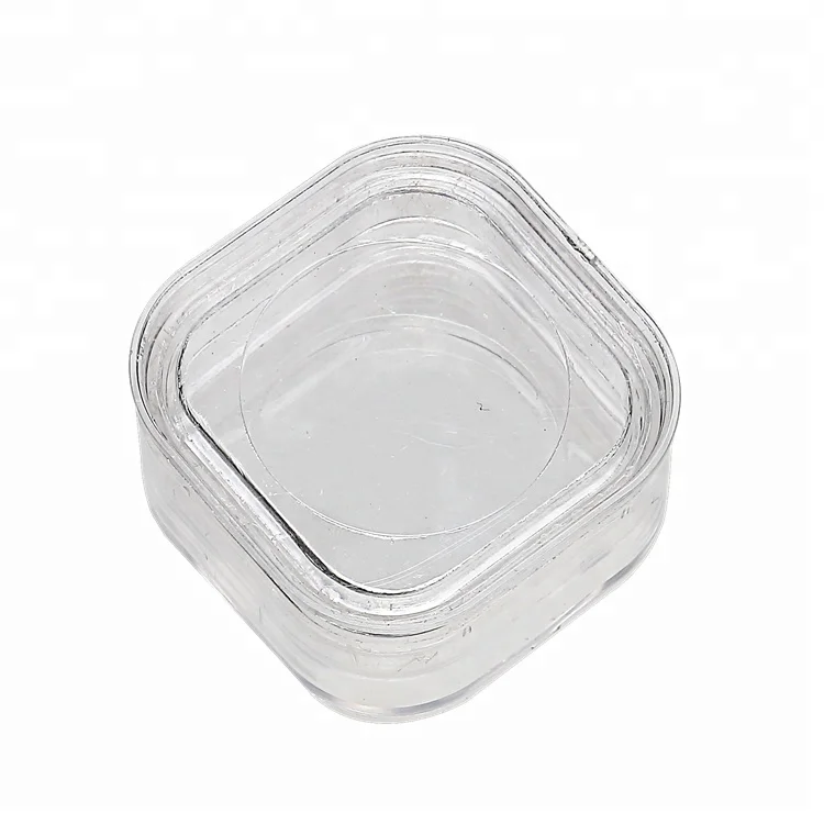 Wholesale Plastic Transparent Teeth Orthodontic Retainer Denture Storage Box - 1.5 inch