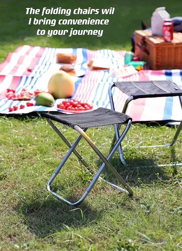 Portable camping chairs ultralight mini outdoor beach chair folding stool