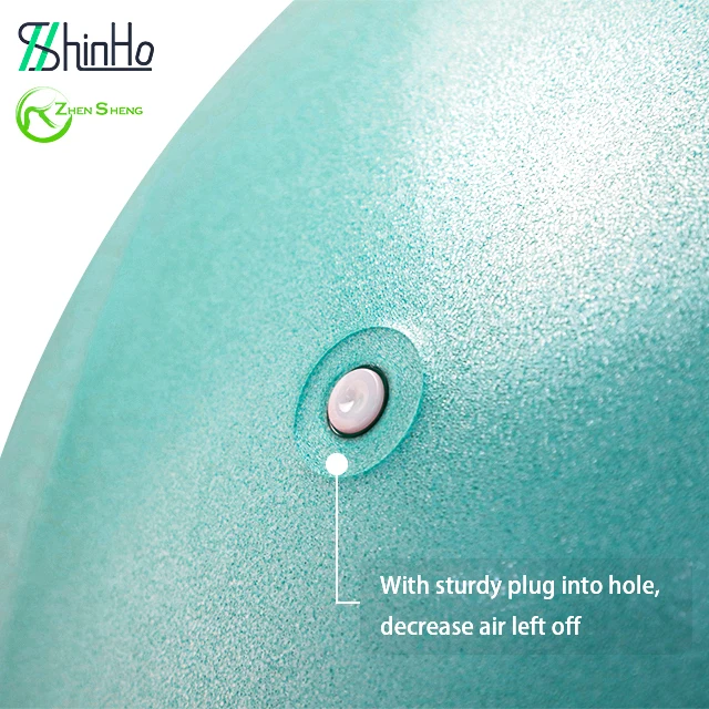 Zhensheng factory price anti burst pilates ball eco friendly pvc gym fitness yoga ball
