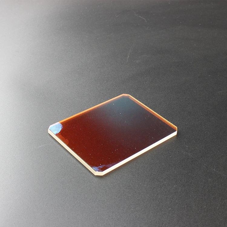 Custom Bandpass IR Coloured Glass Optical Filters For Lighting